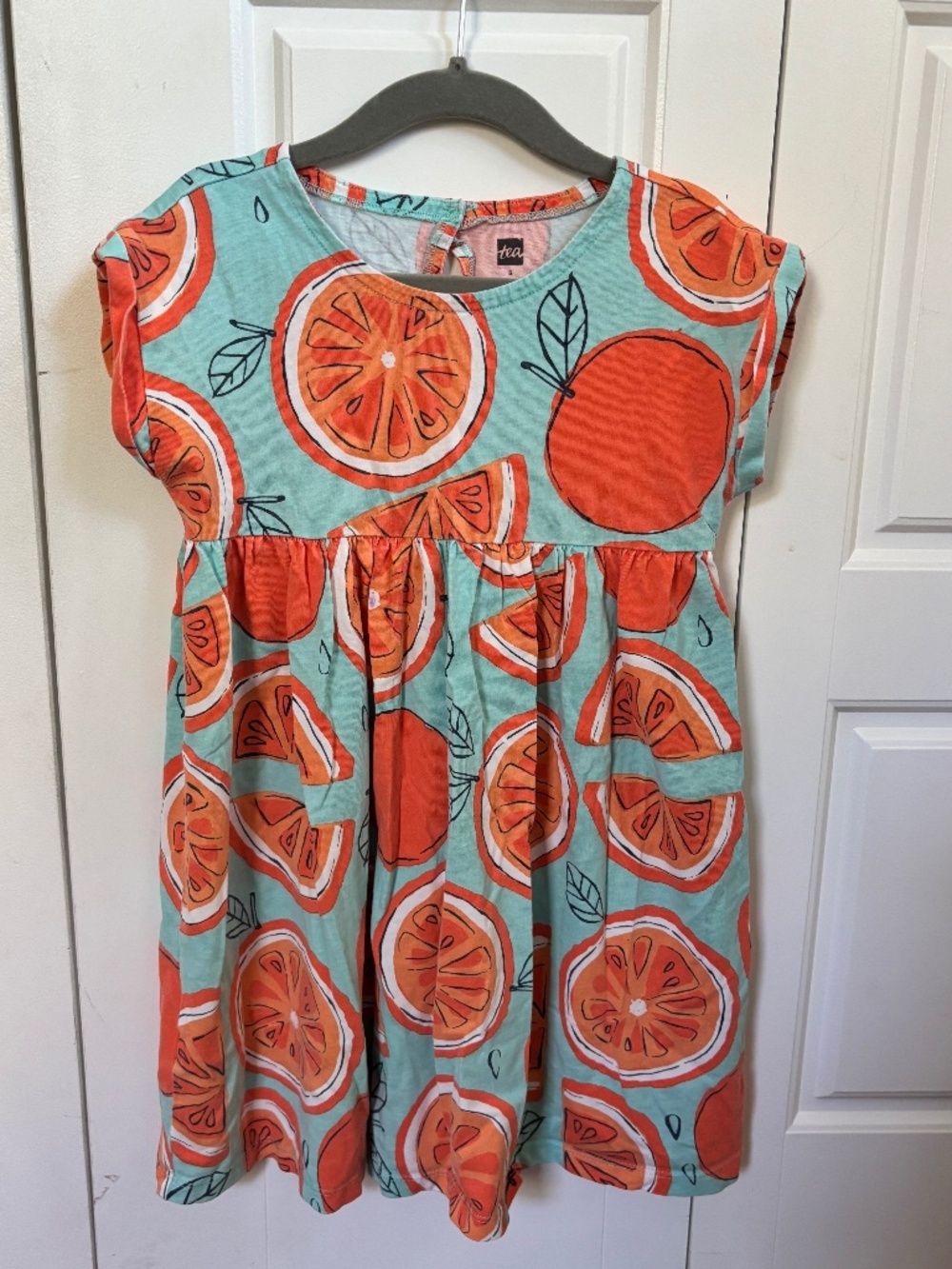 Tea Collection orange dress